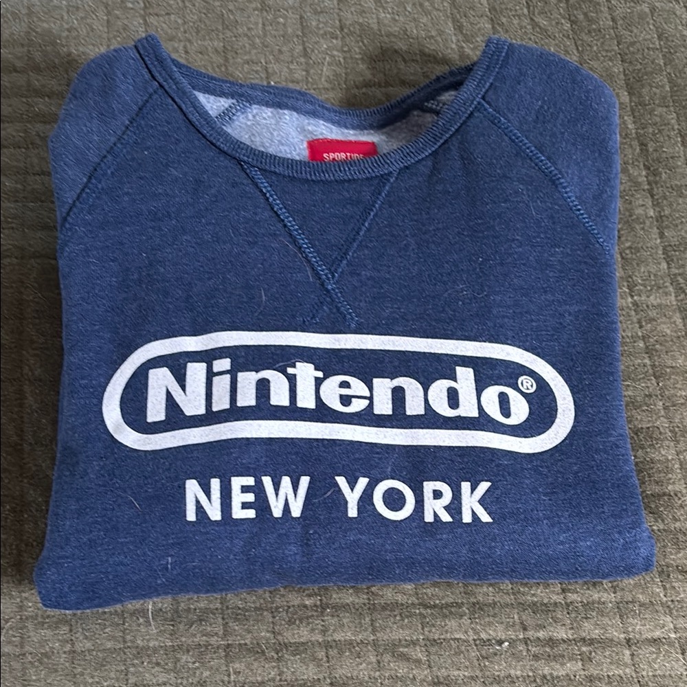 Nintendo New York Blue Pullover